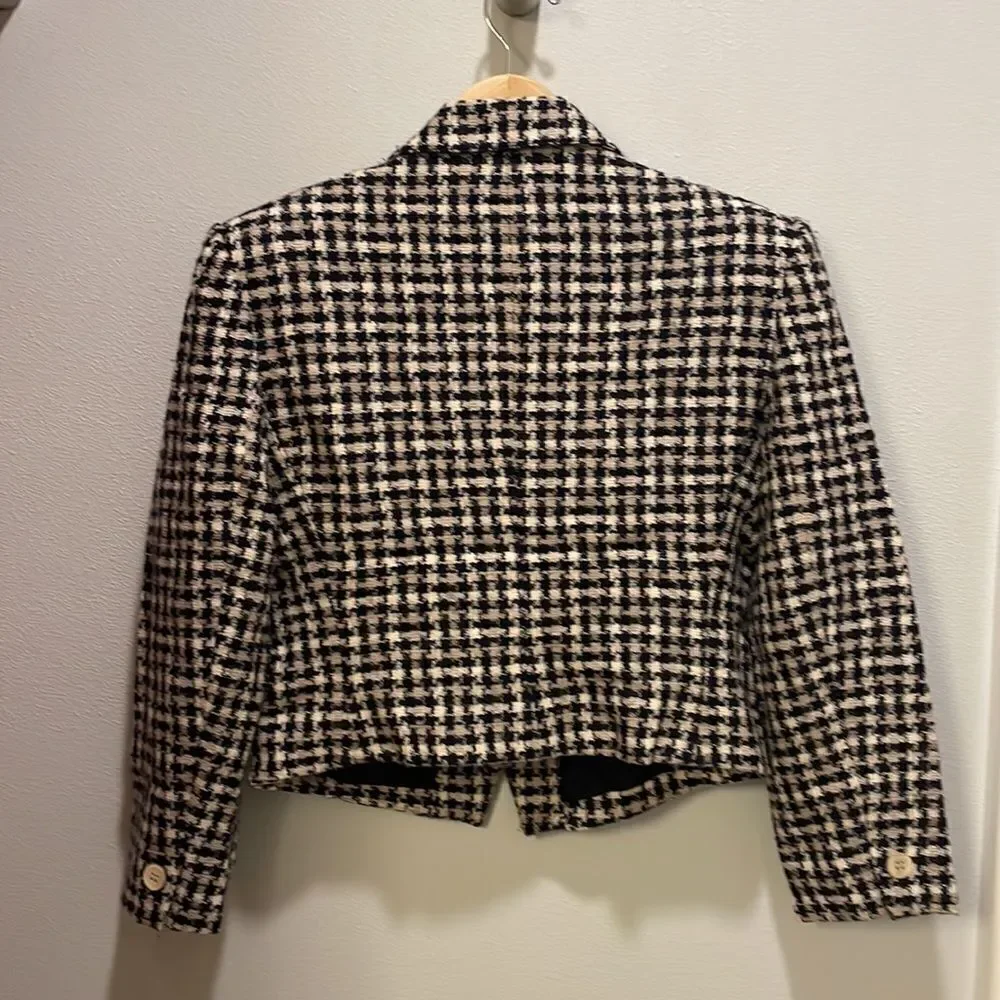 ANN Klein vintage black and white jacket - Picture 6 of 7